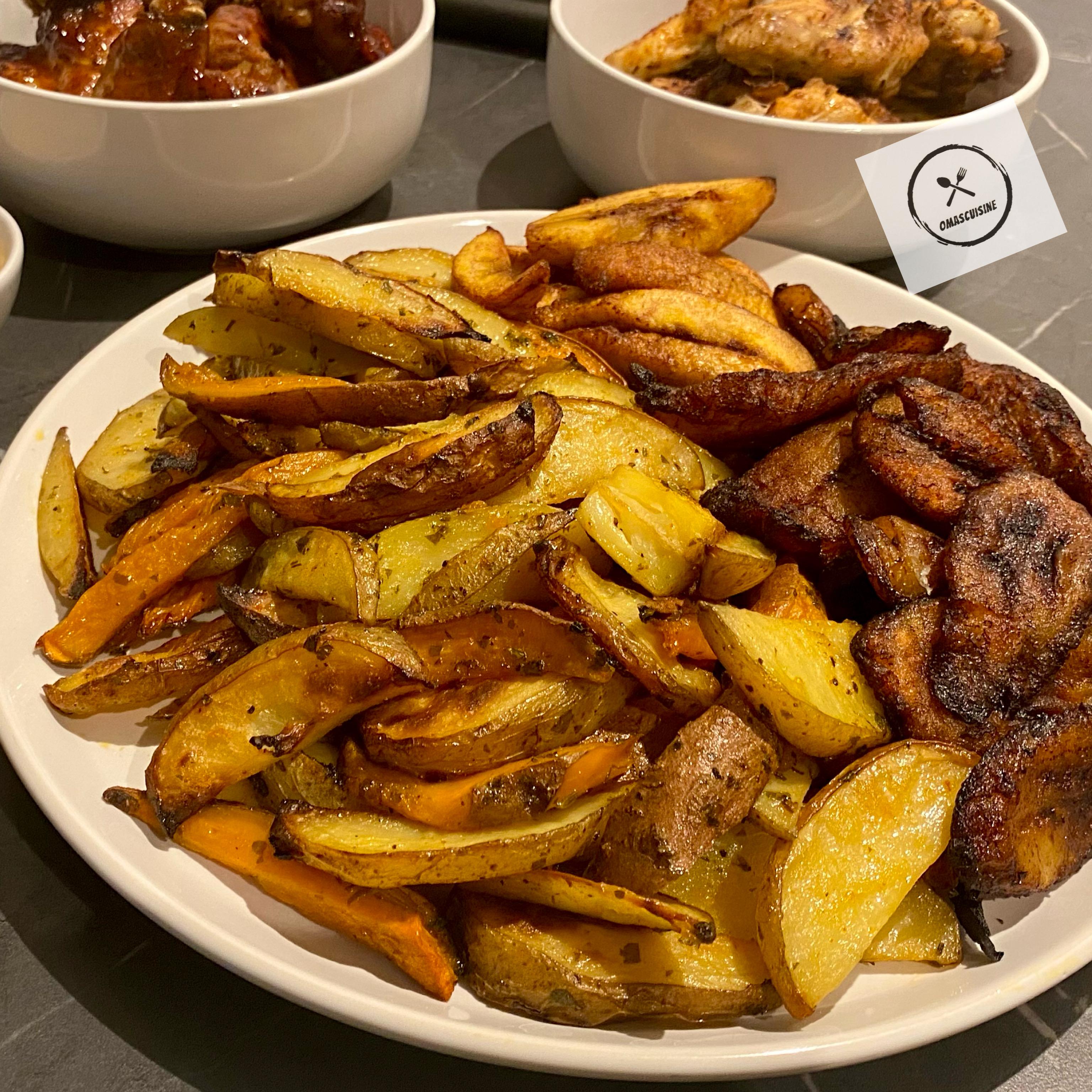 Wedges & Plantain Platter